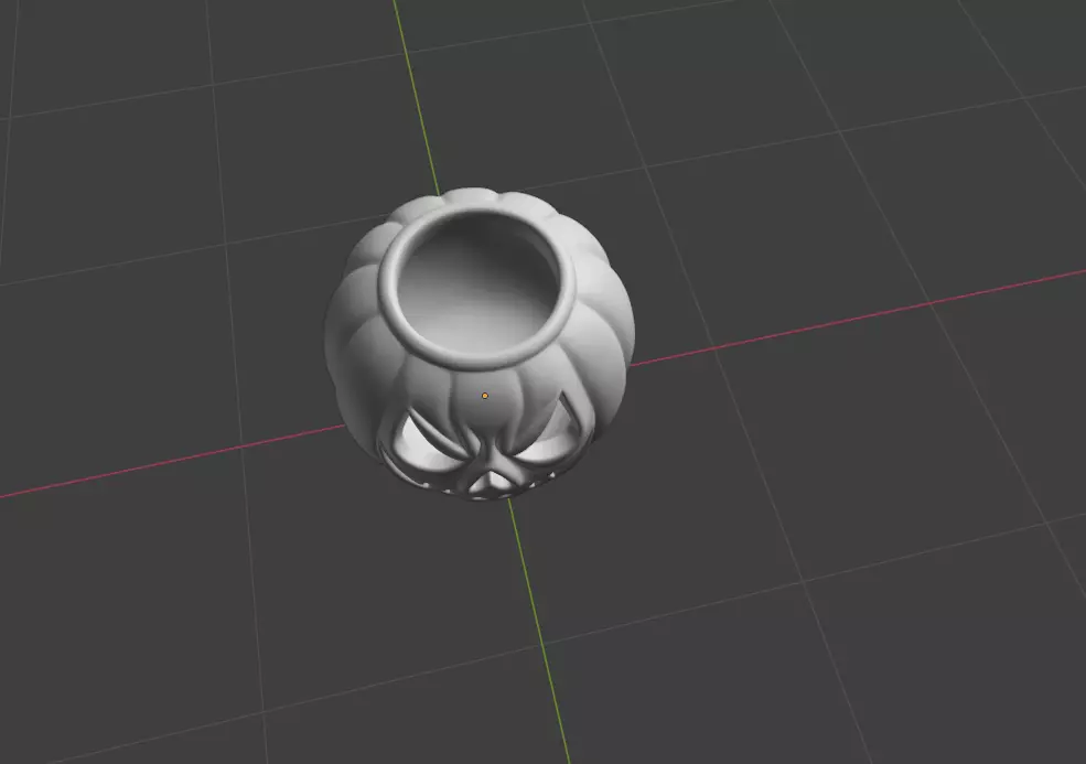 Devilish Pumpkin Halloween 3D print model_2