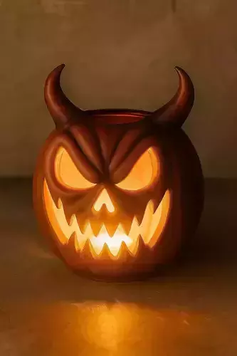 Devilish Pumpkin Halloween