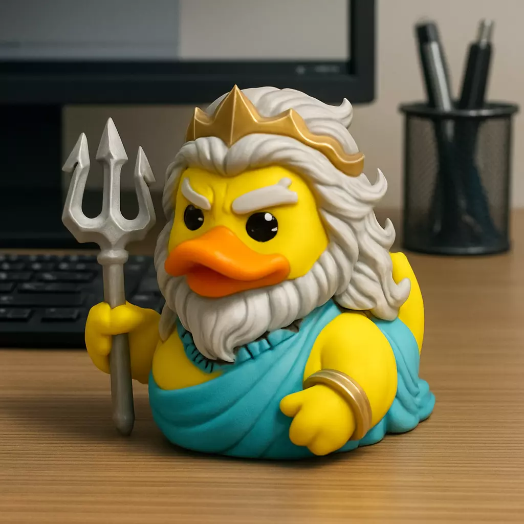 Rubber Duck - God of the sea - 3D print 3D print model_0