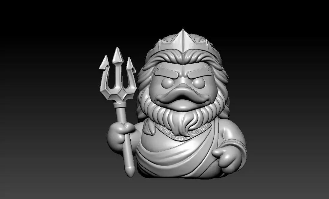 Rubber Duck - God of the sea - 3D print 3D print model_2