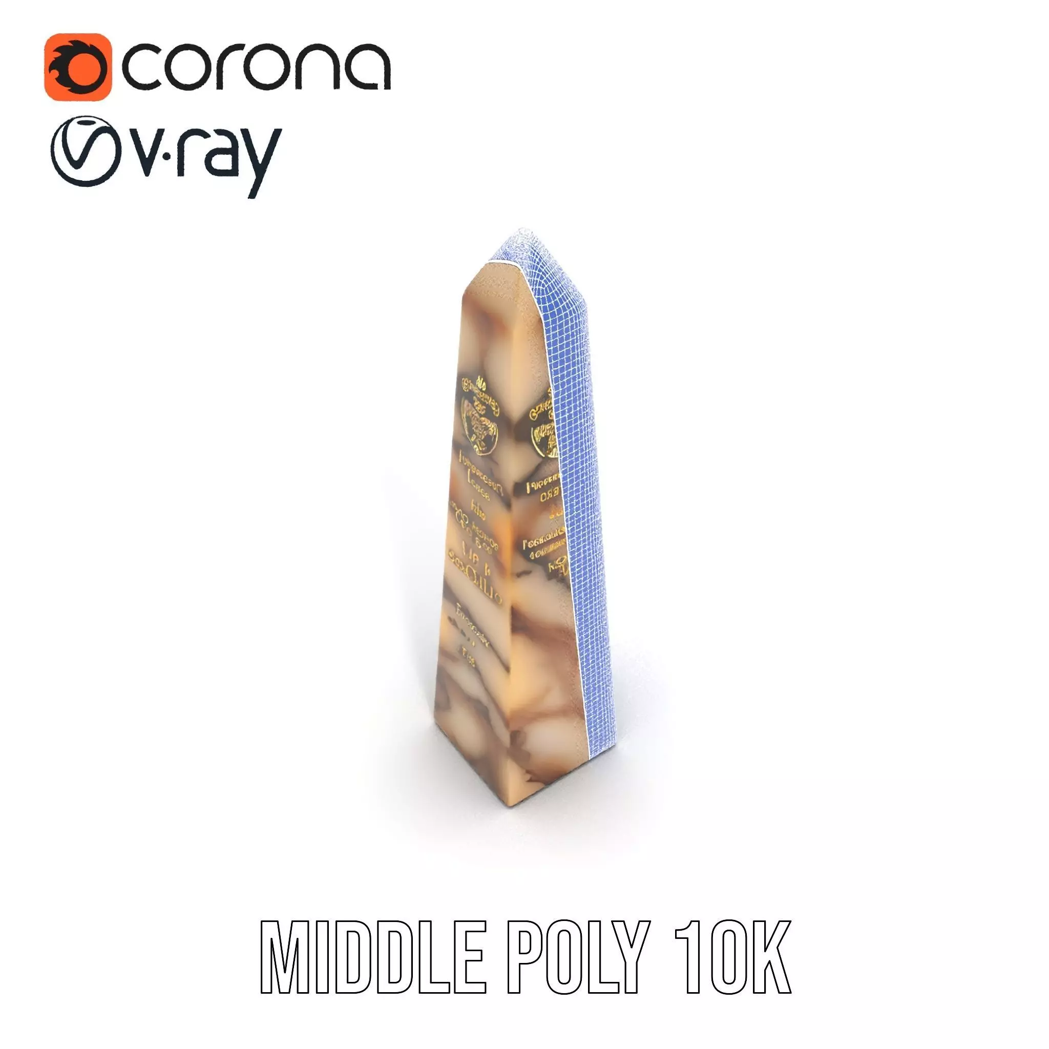 Marble Obelisk model pack Low-poly 3D model_29