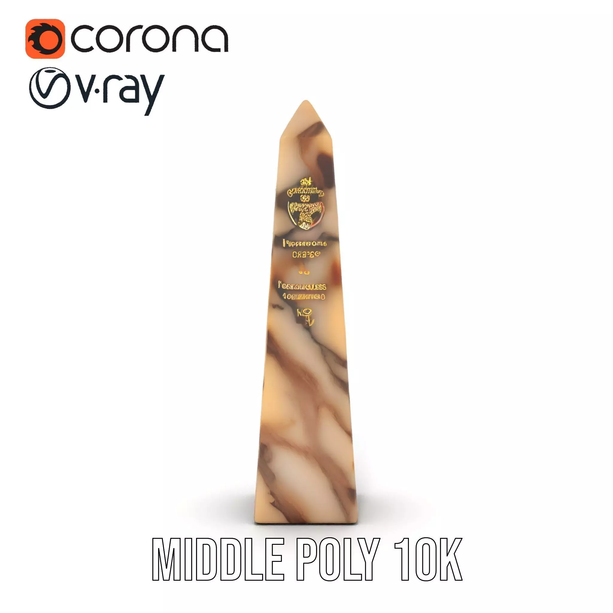 Marble Obelisk model pack Low-poly 3D model_15