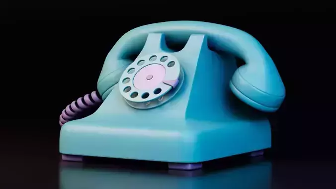 Retro Rotary Telephone