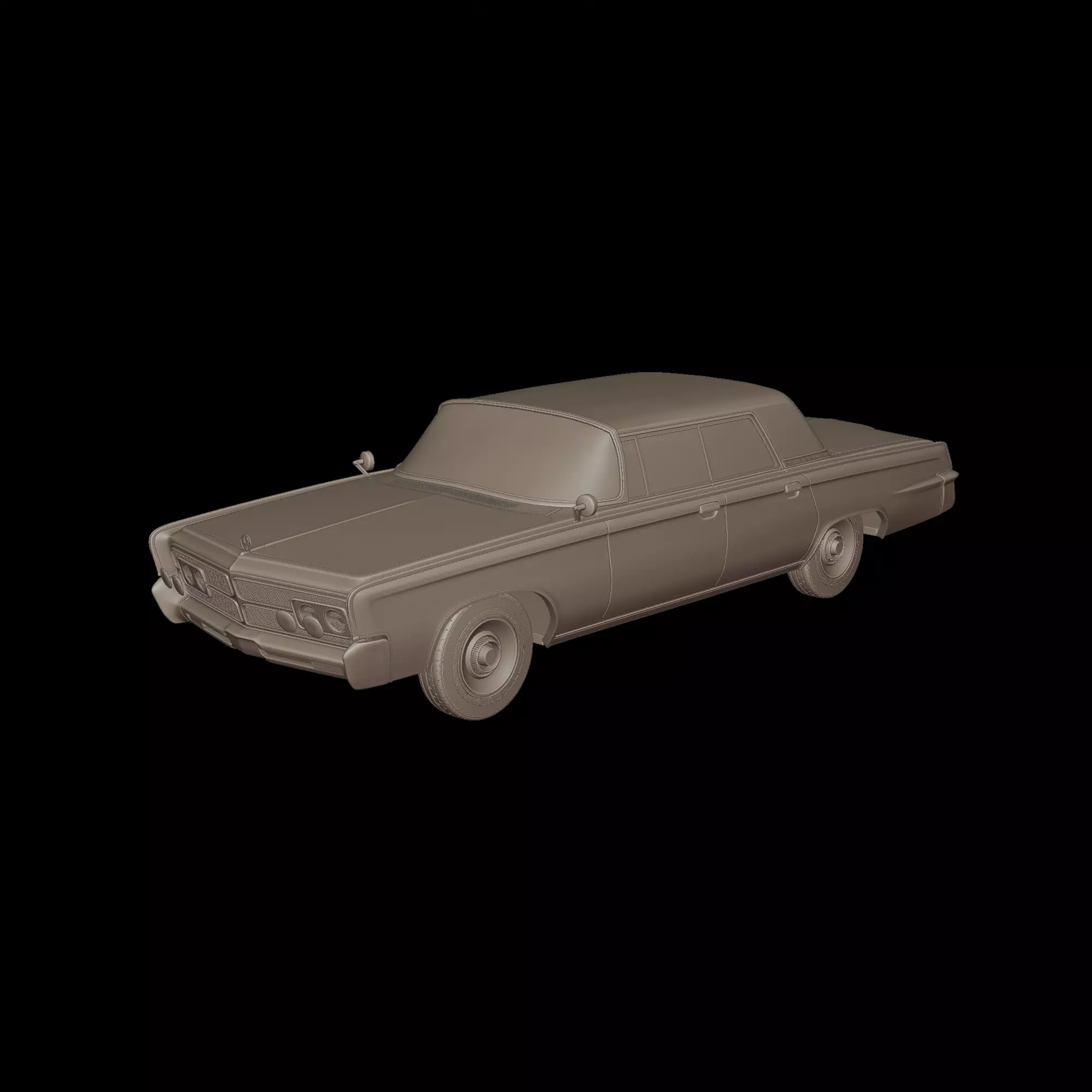 Chrysler Imperial Crown 1965 3D print model
