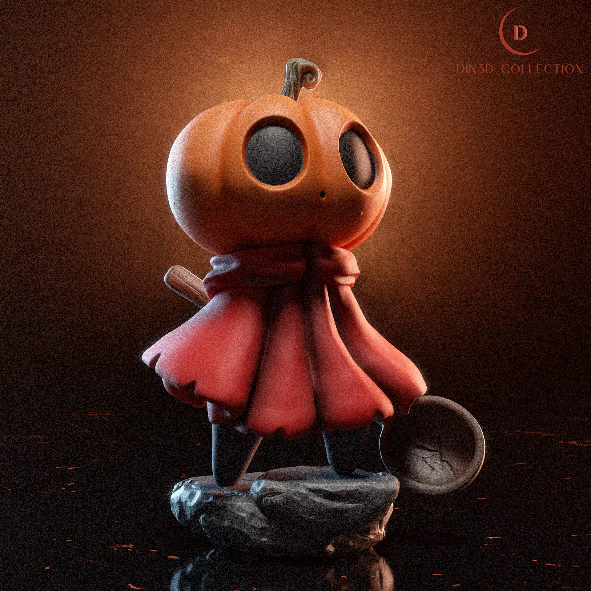 Hollow Pumpkin 3D print model