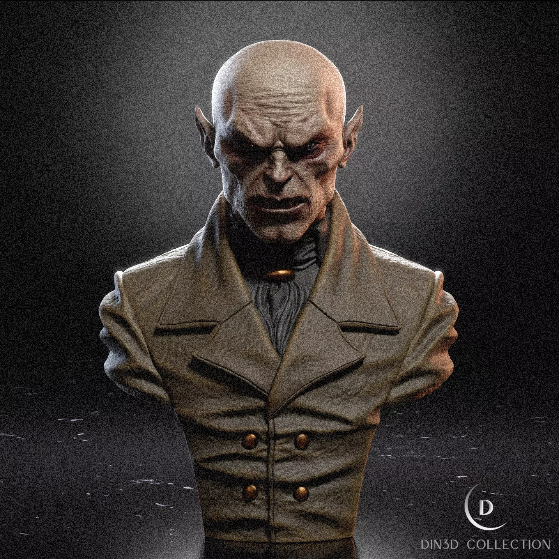 Nosferatu Bust Free 3D print model