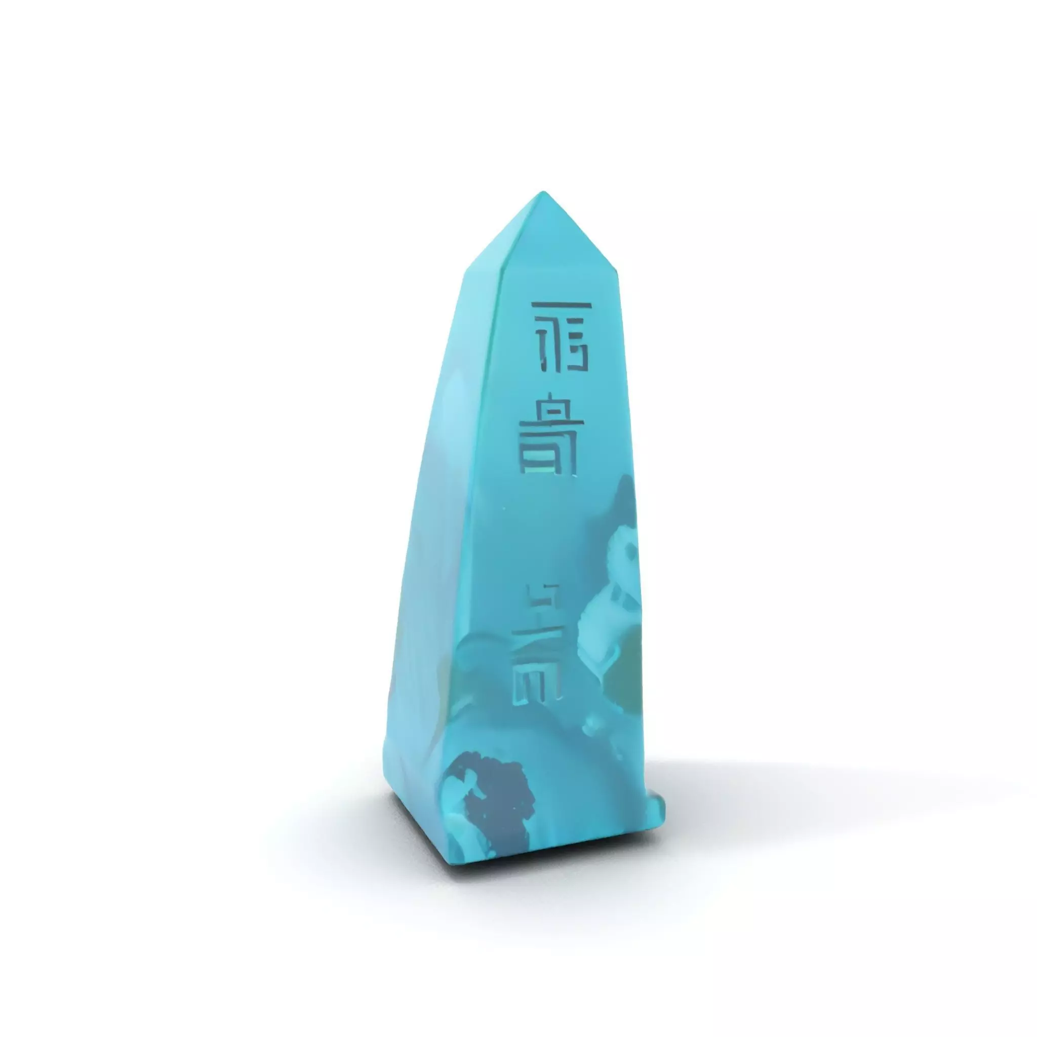Jade Obelisk model pack Low-poly 3D model_0