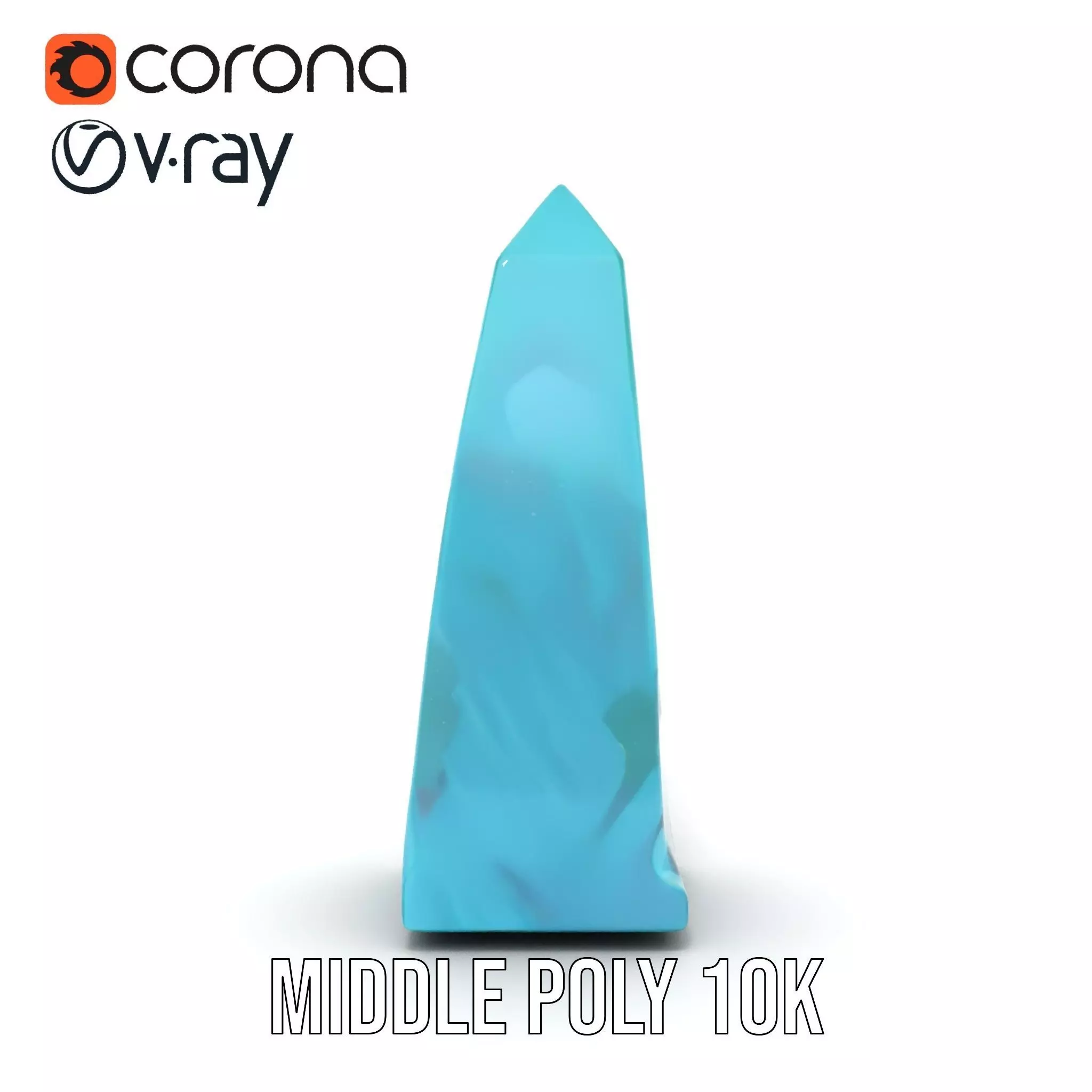 Jade Obelisk model pack Low-poly 3D model_11