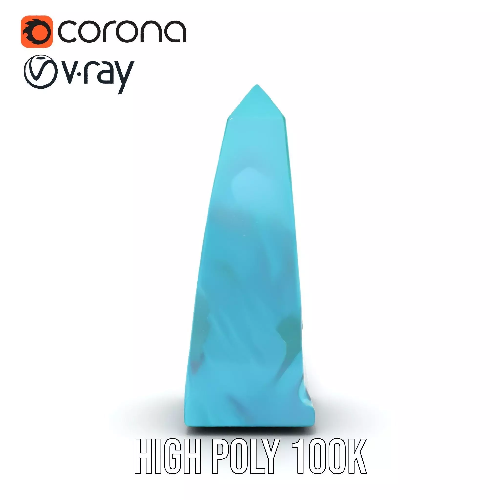 Jade Obelisk model pack Low-poly 3D model_20