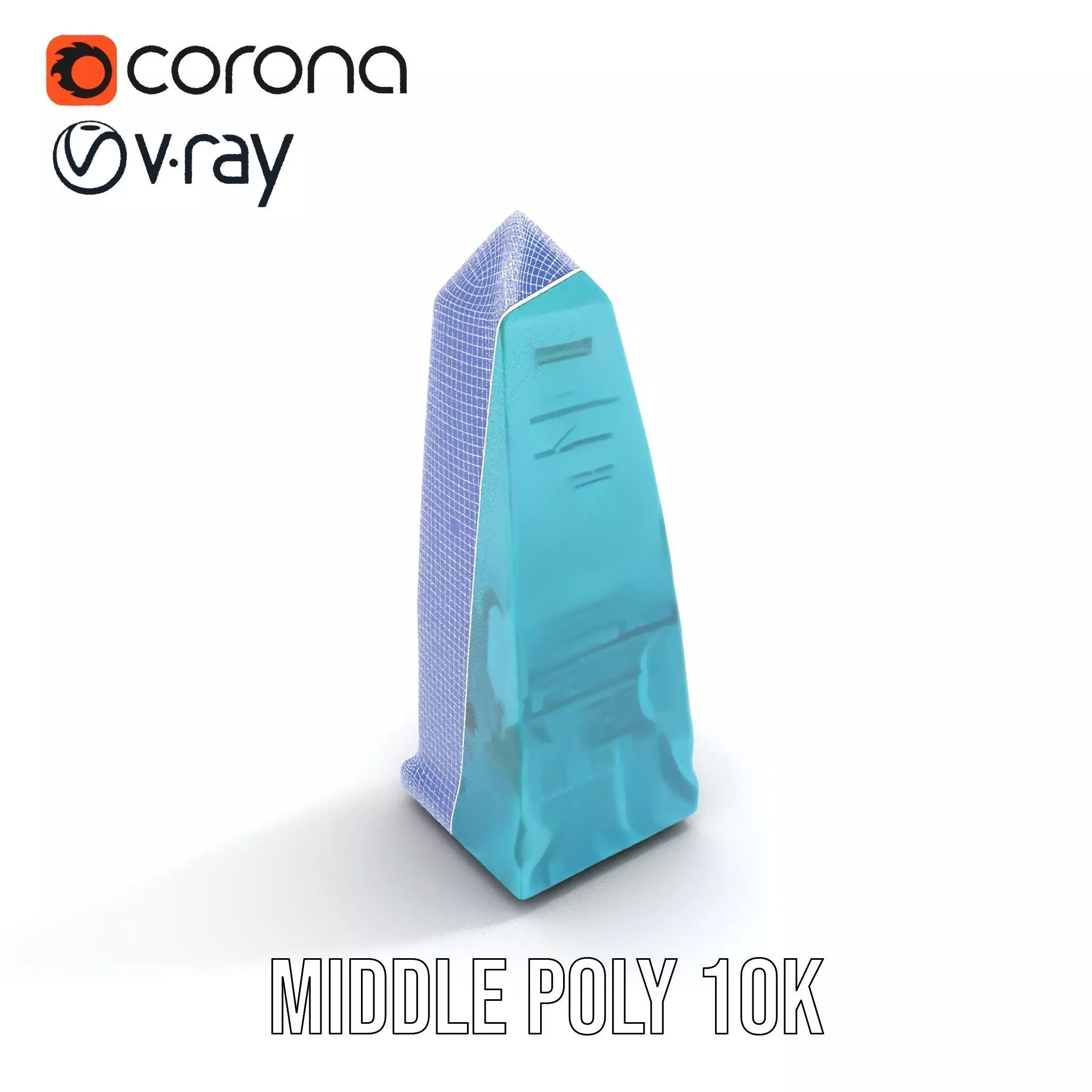 Jade Obelisk model pack Low-poly 3D model_13