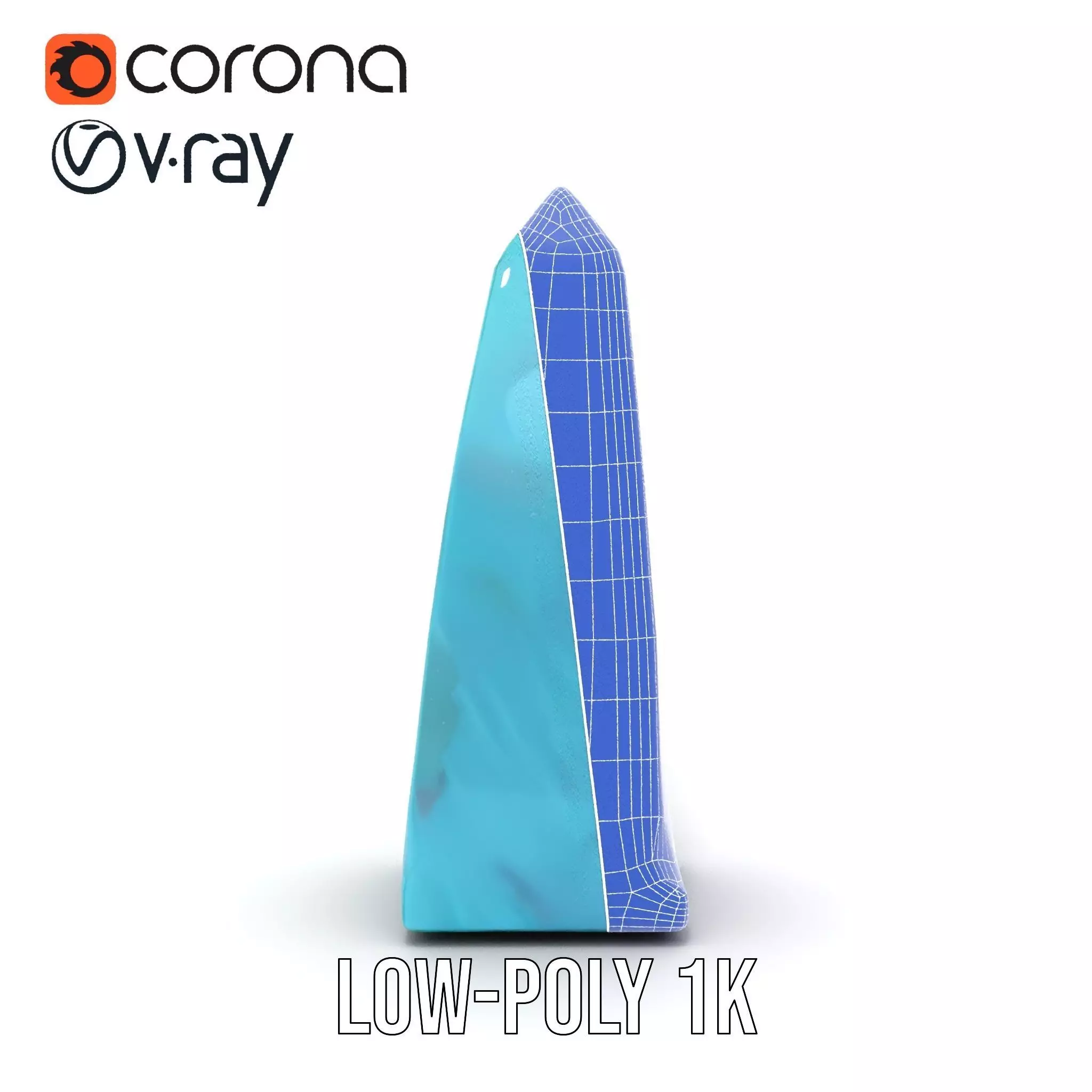 Jade Obelisk model pack Low-poly 3D model_25