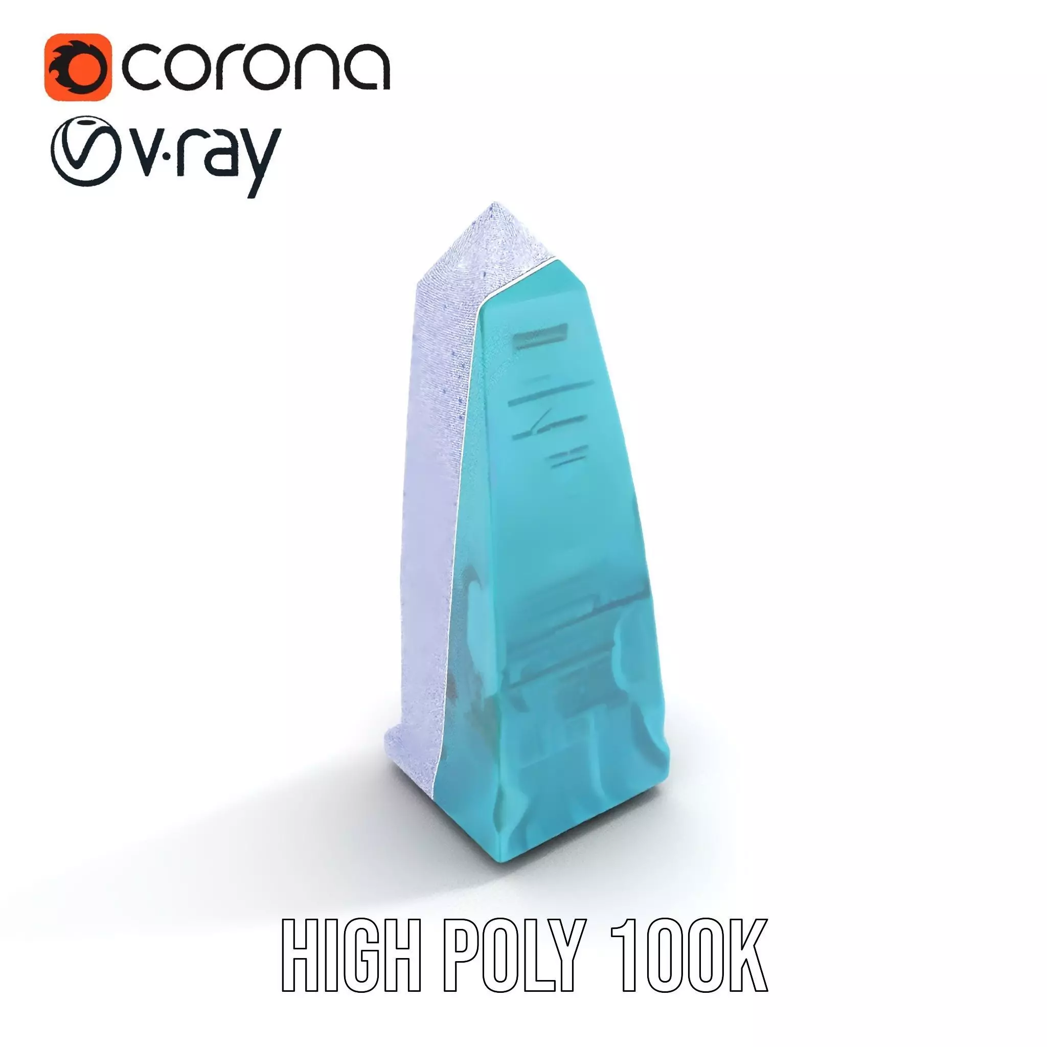 Jade Obelisk model pack Low-poly 3D model_31