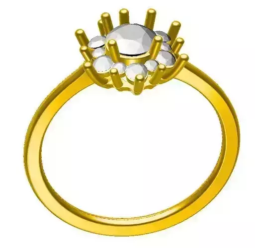 FASHION RING 3D print model