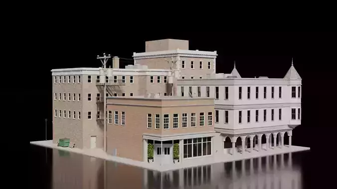 Apartement House 3D model