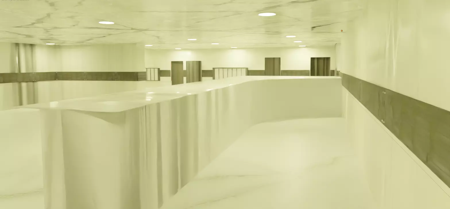 Modern Luxury Bungalow  Architectural 3d Model Game Ready 3D model_11