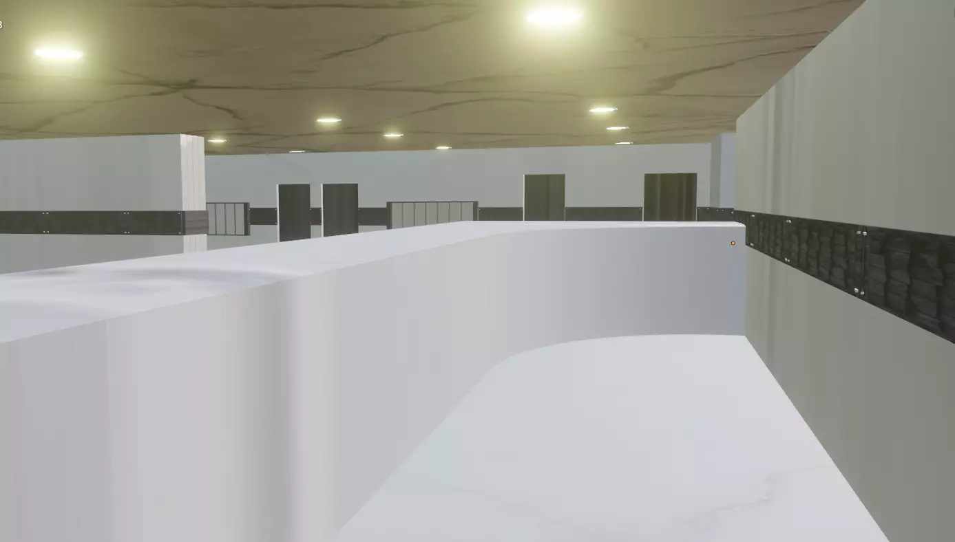 Modern Luxury Bungalow  Architectural 3d Model Game Ready 3D model_10