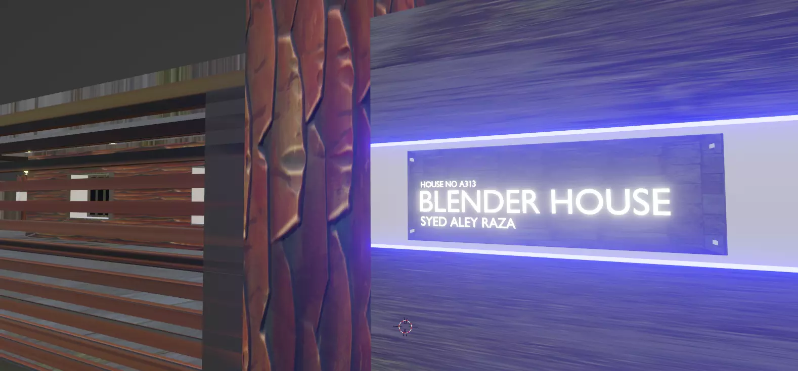 Modern Luxury Bungalow  Architectural 3d Model Game Ready 3D model_4