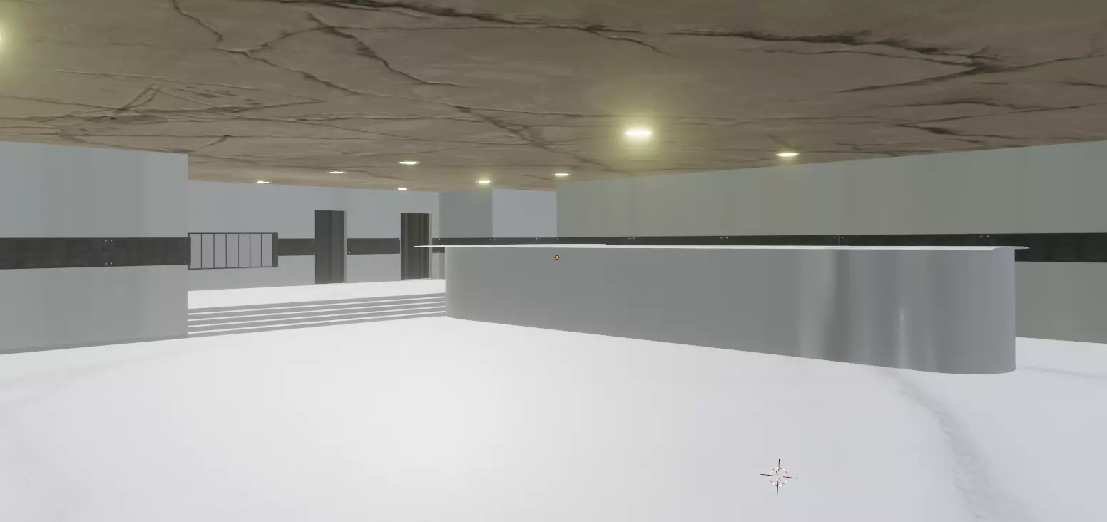 Modern Luxury Bungalow  Architectural 3d Model Game Ready 3D model_9