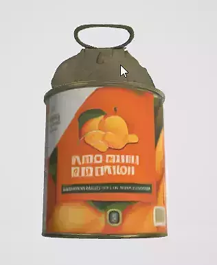 Realistic 3D Canned Fruit Model High Quality Food Asset 3D model