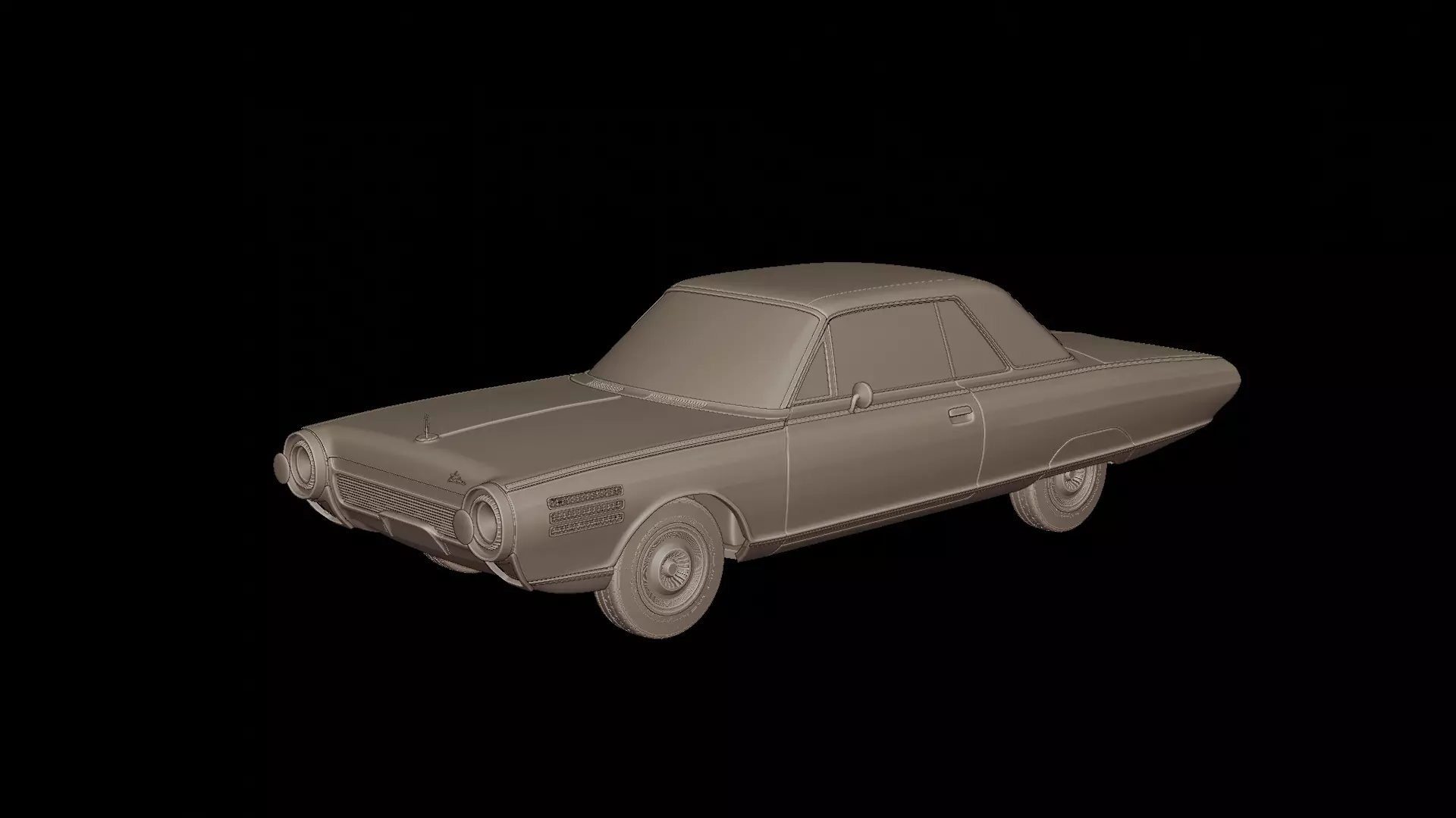 Chrysler Turbine 1963 3D PRINT MODEL 3D print model