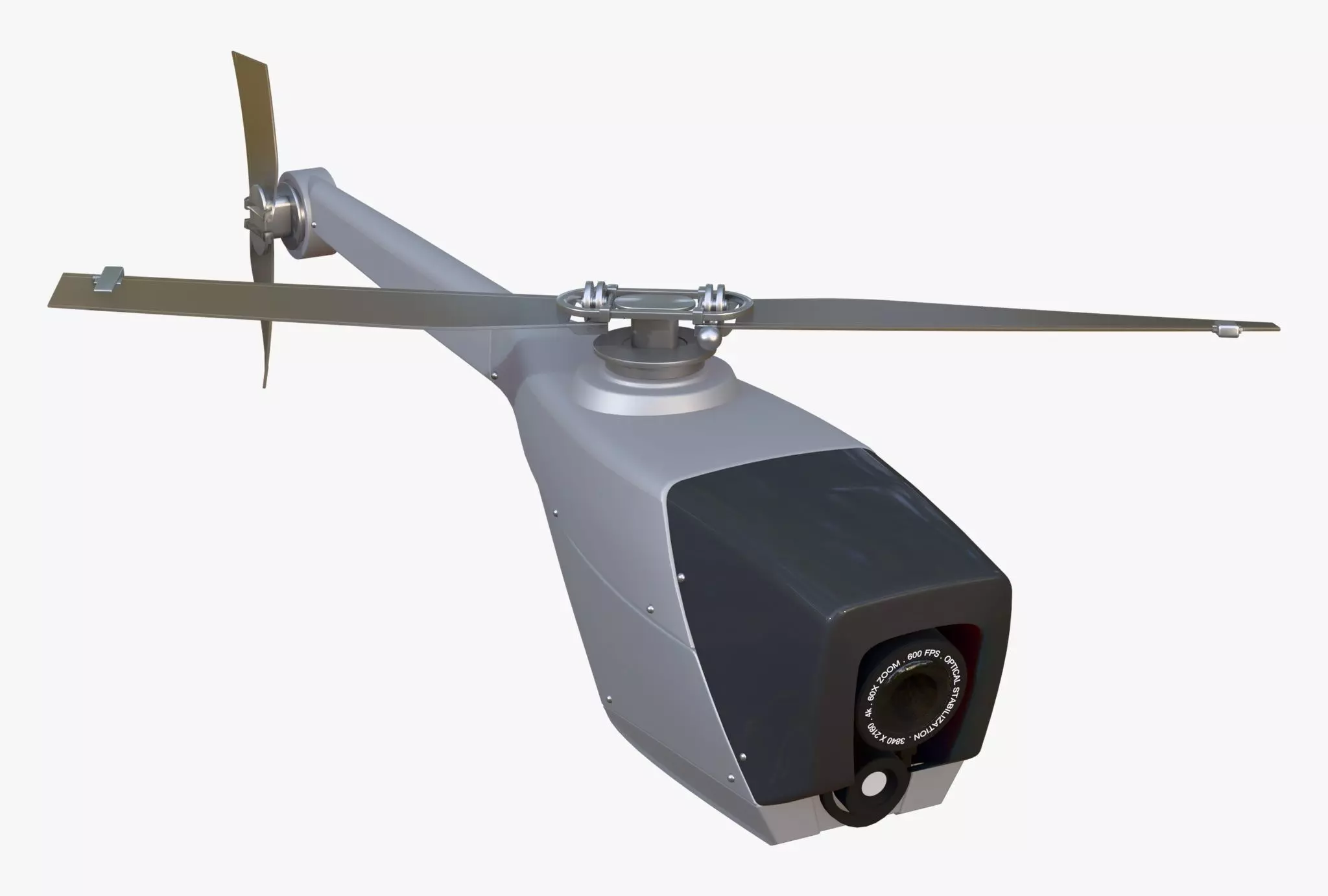 RC Helicopter Recon Drone M1 3D model_5