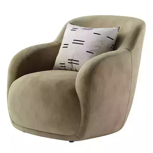 Stevie Dark Green Lounge Chair