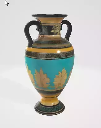 Modern Decorative Vase 3D Model Realistic and Detailed