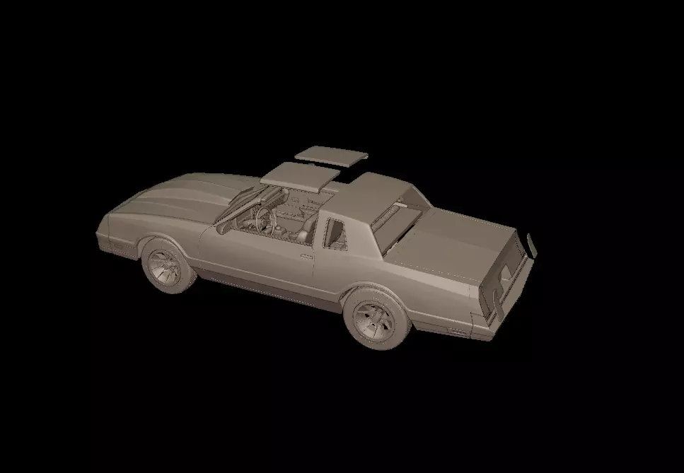 custom monte carlo 86 ss 3D print model_3
