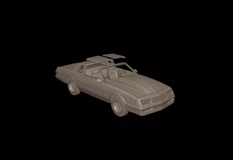 custom monte carlo 86 ss 3D print model_1