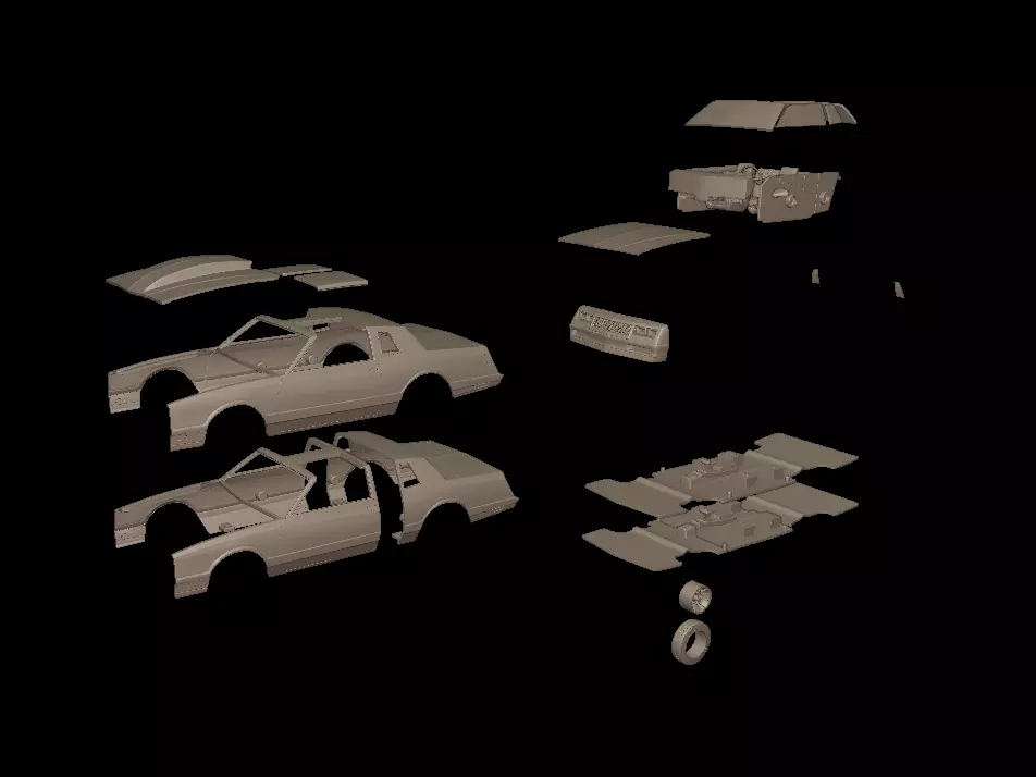 custom monte carlo 86 ss 3D print model_9