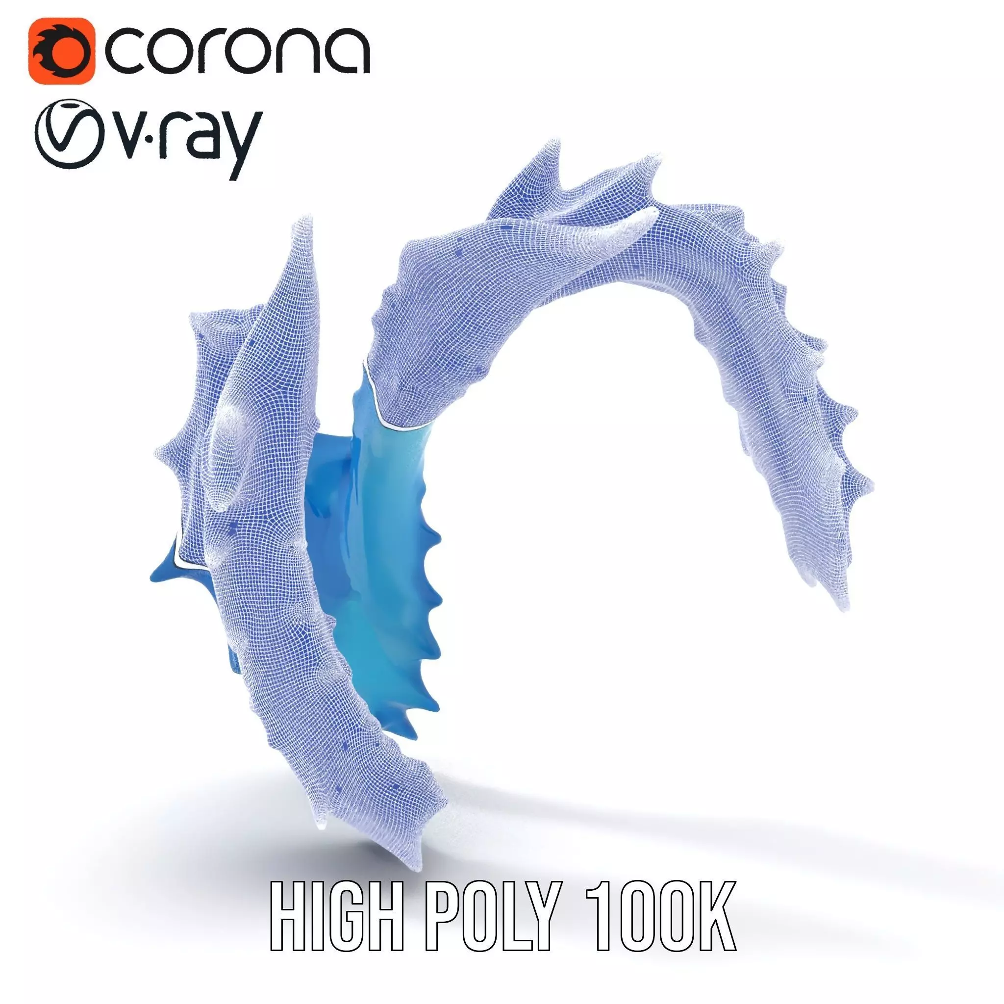 Cerulean Spiky Bracelet model pack Texture_34