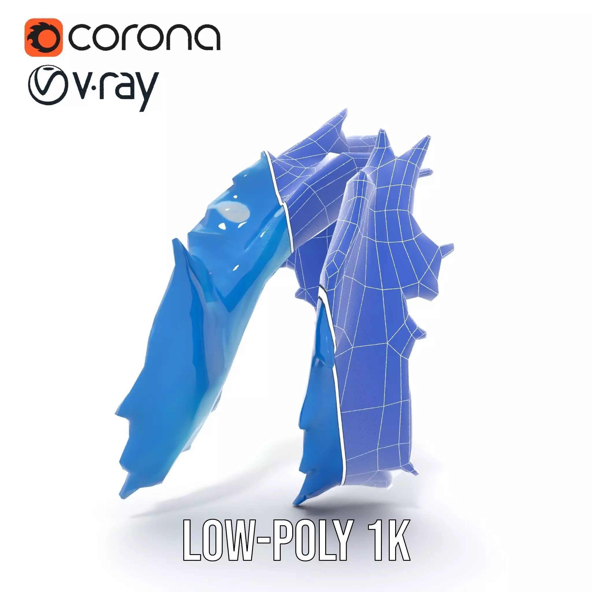 Cerulean Spiky Bracelet model pack Texture_30