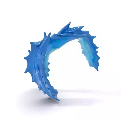 Cerulean Spiky Bracelet model pack Texture