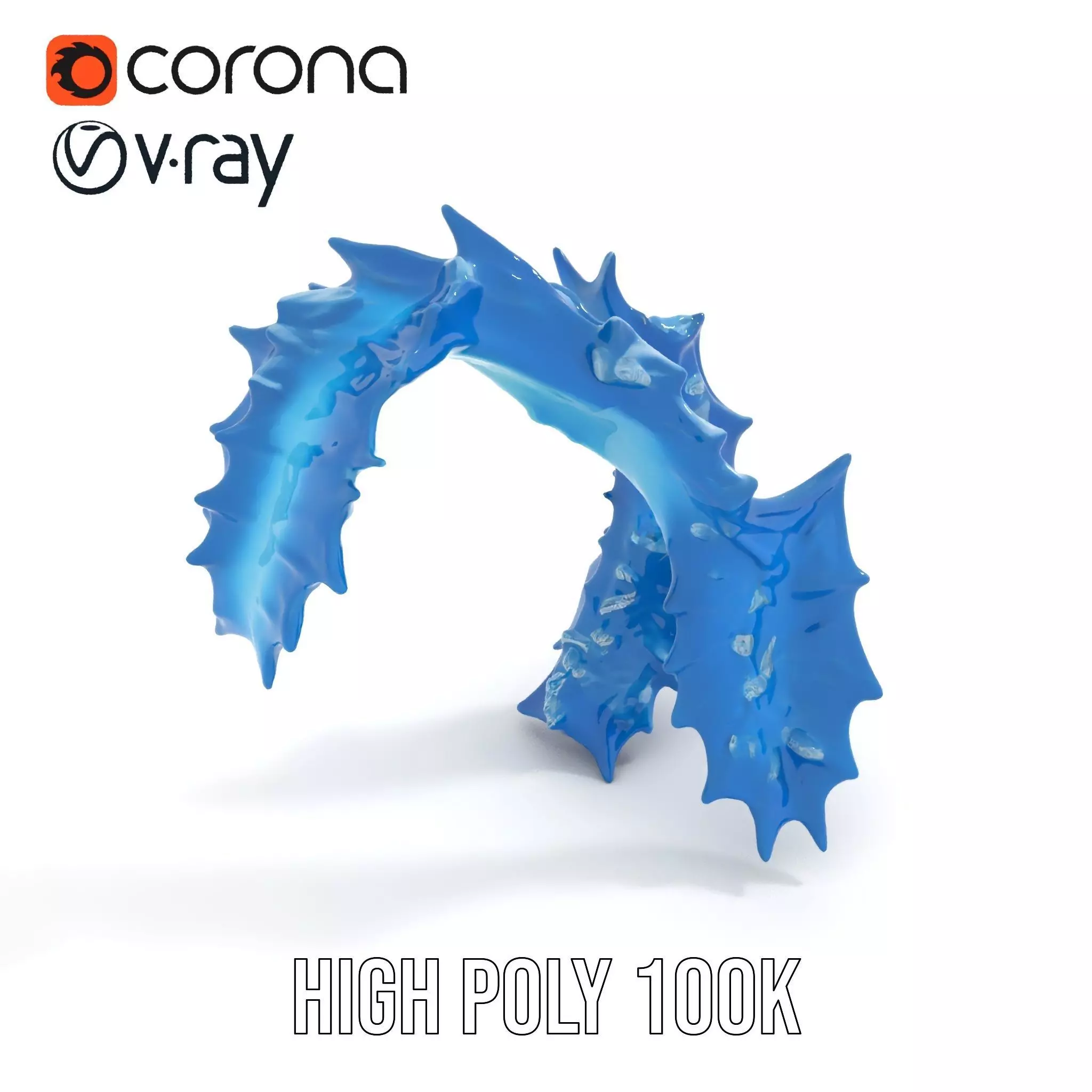 Cerulean Spiky Bracelet model pack Texture_15