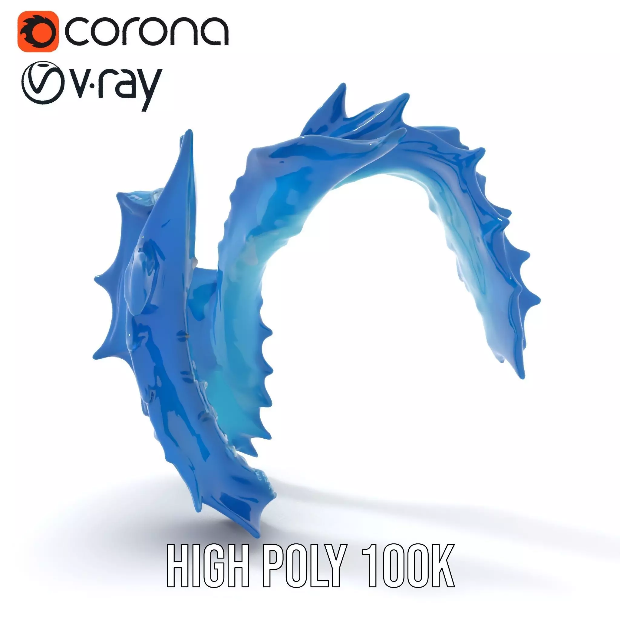 Cerulean Spiky Bracelet model pack Texture_23