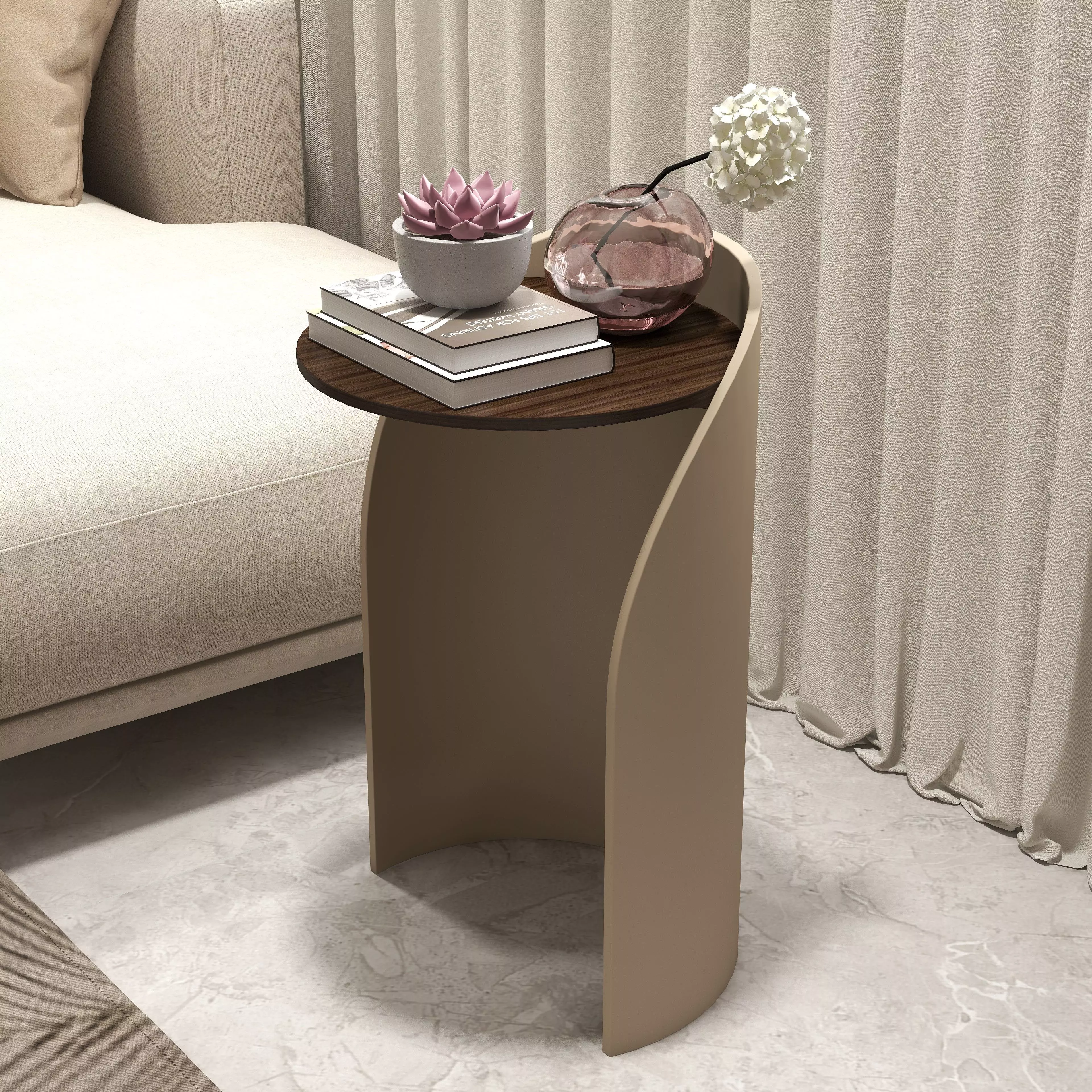 Minimalist Coffee Table - Modern Side Table 3D Model Low-poly 3D model_3