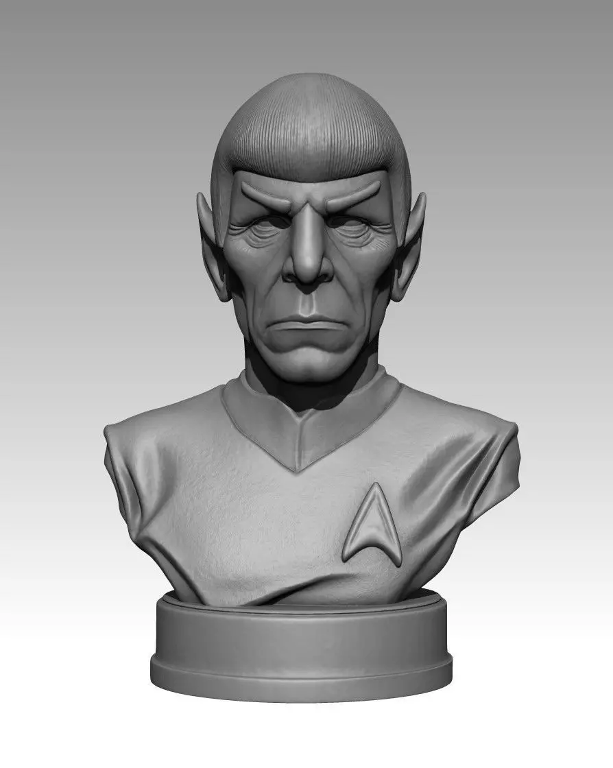 Spock Bust -Leonard Nimoy 3D print model_0