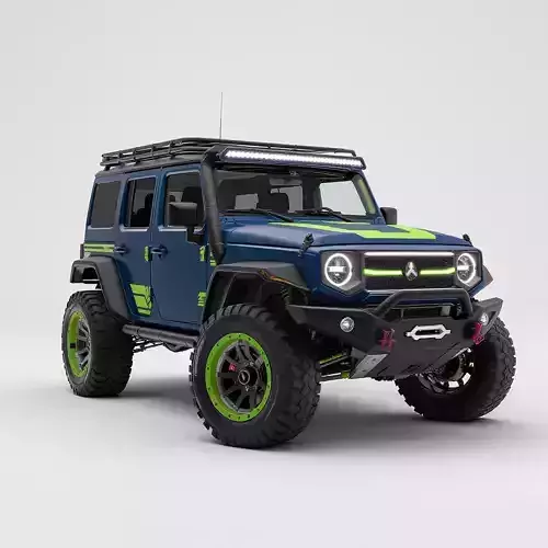 Aggressive Off Road SUV