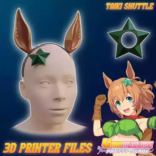 Taiki Shuttle  Cosplay Ears and Head Accessories Uma Musume