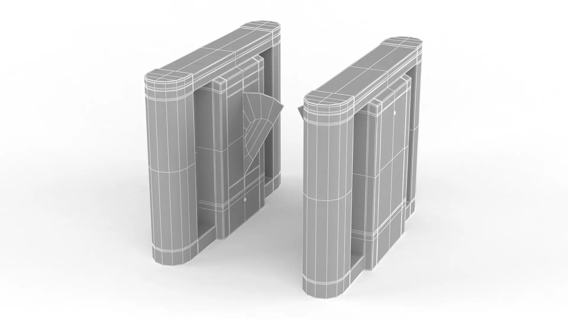 Turnstile Gate 3D model_5