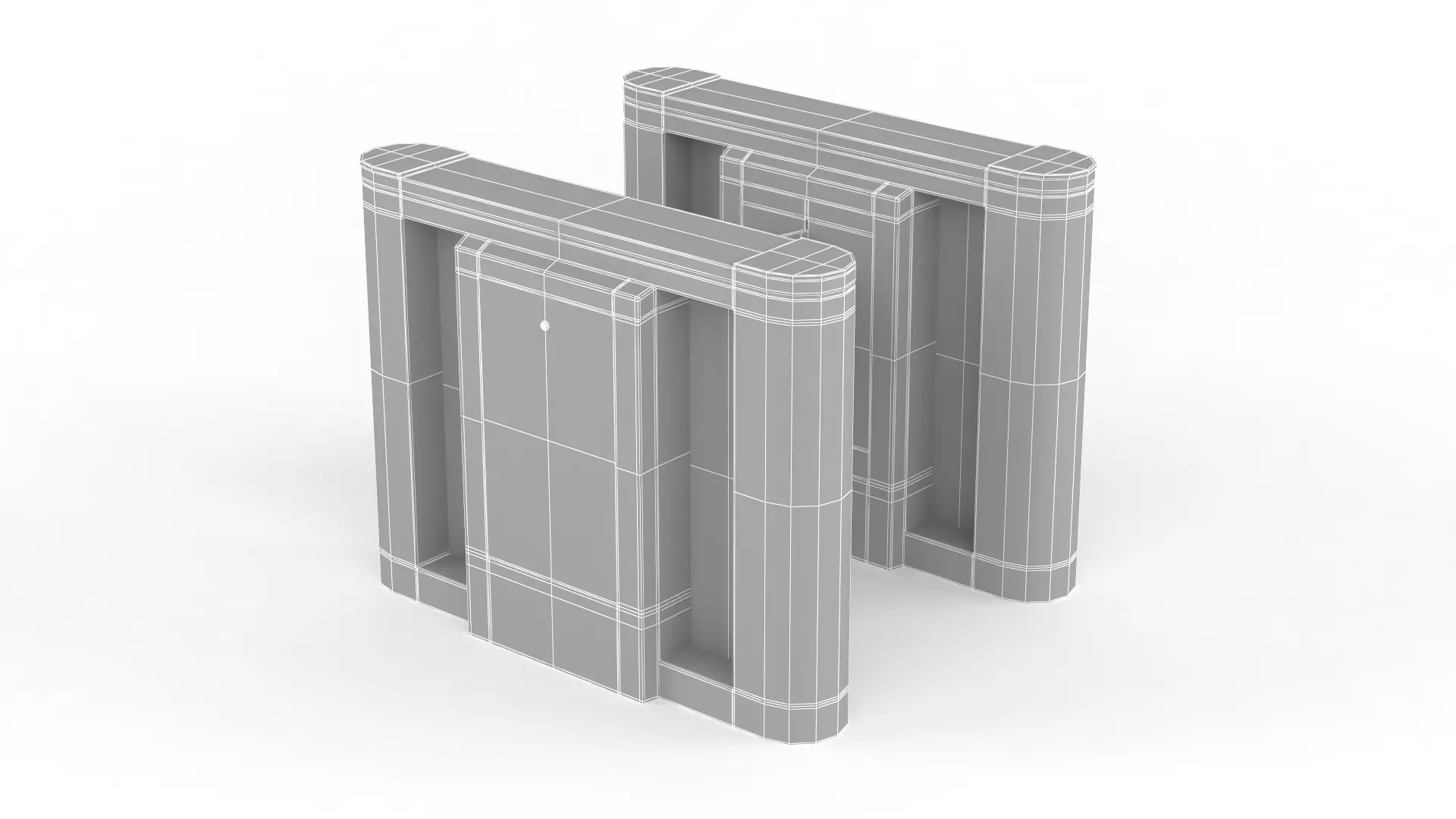 Turnstile Gate 3D model_8