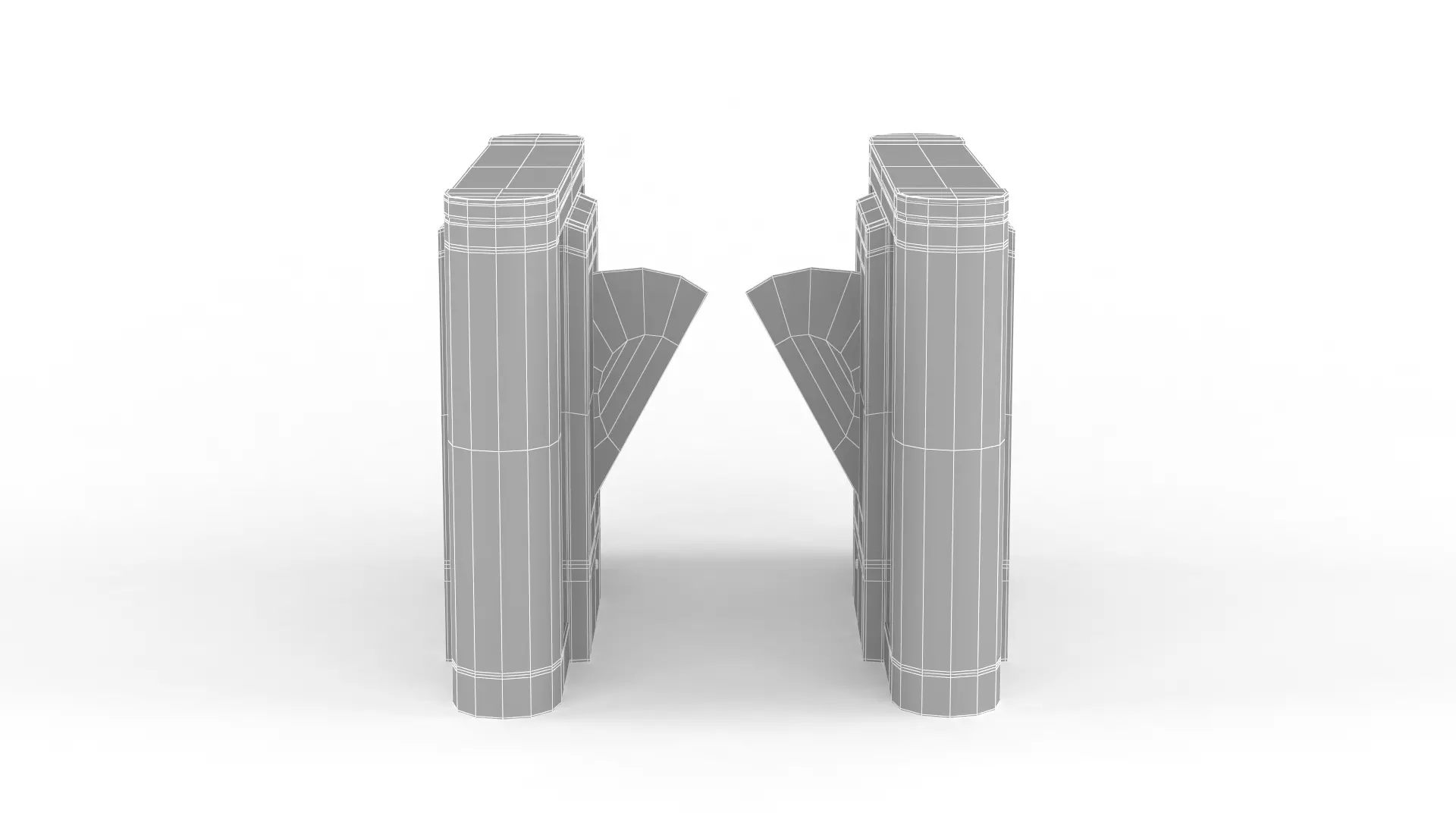 Turnstile Gate 3D model_9