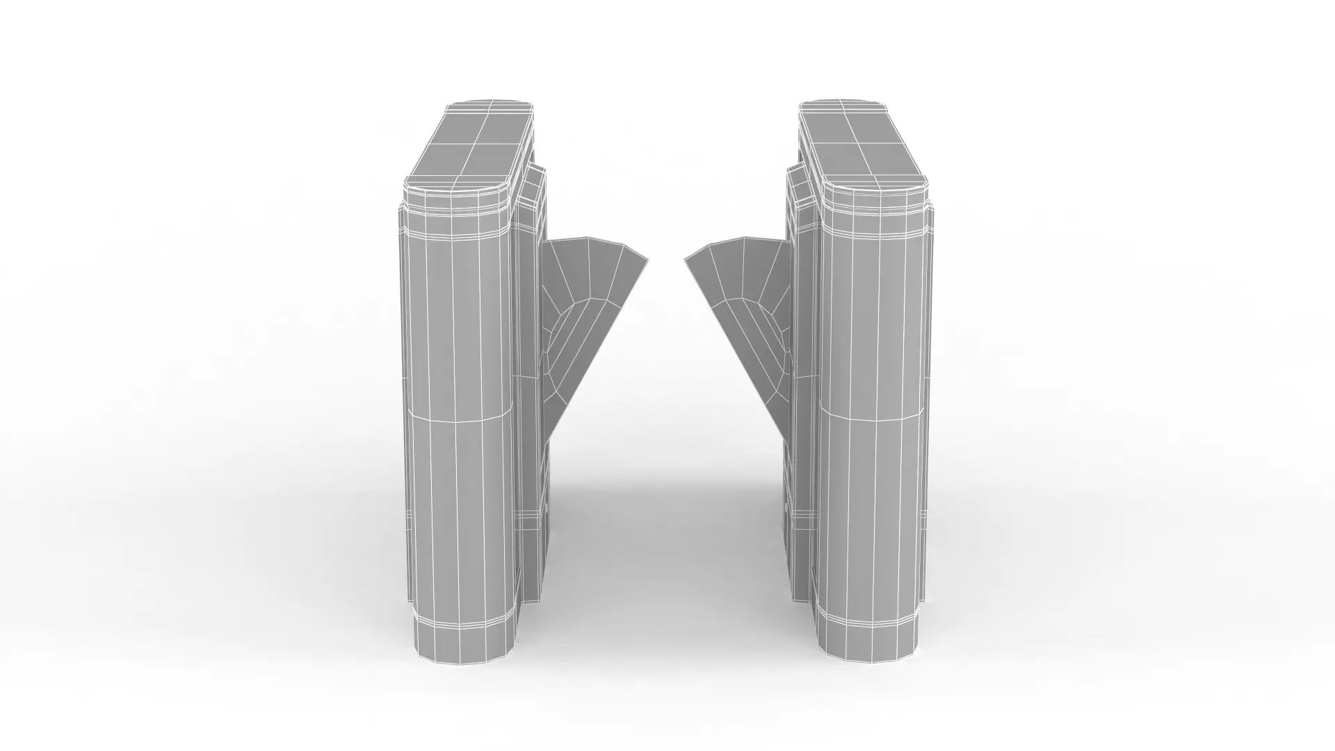 Turnstile Gate 3D model_6