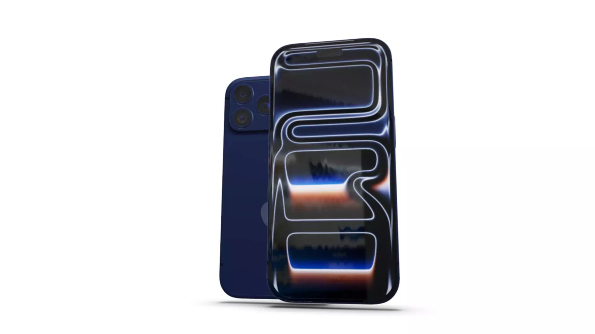 iPhone 17 Pro Pro Max Deep Blue 3D model_4