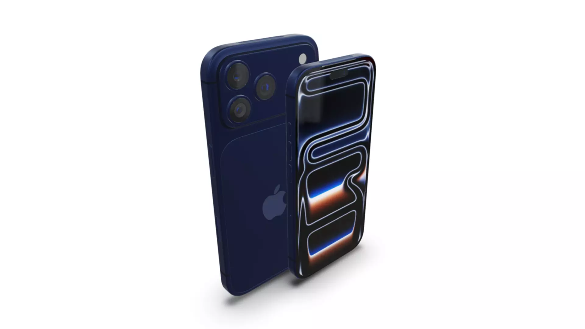 iPhone 17 Pro Pro Max Deep Blue 3D model_9