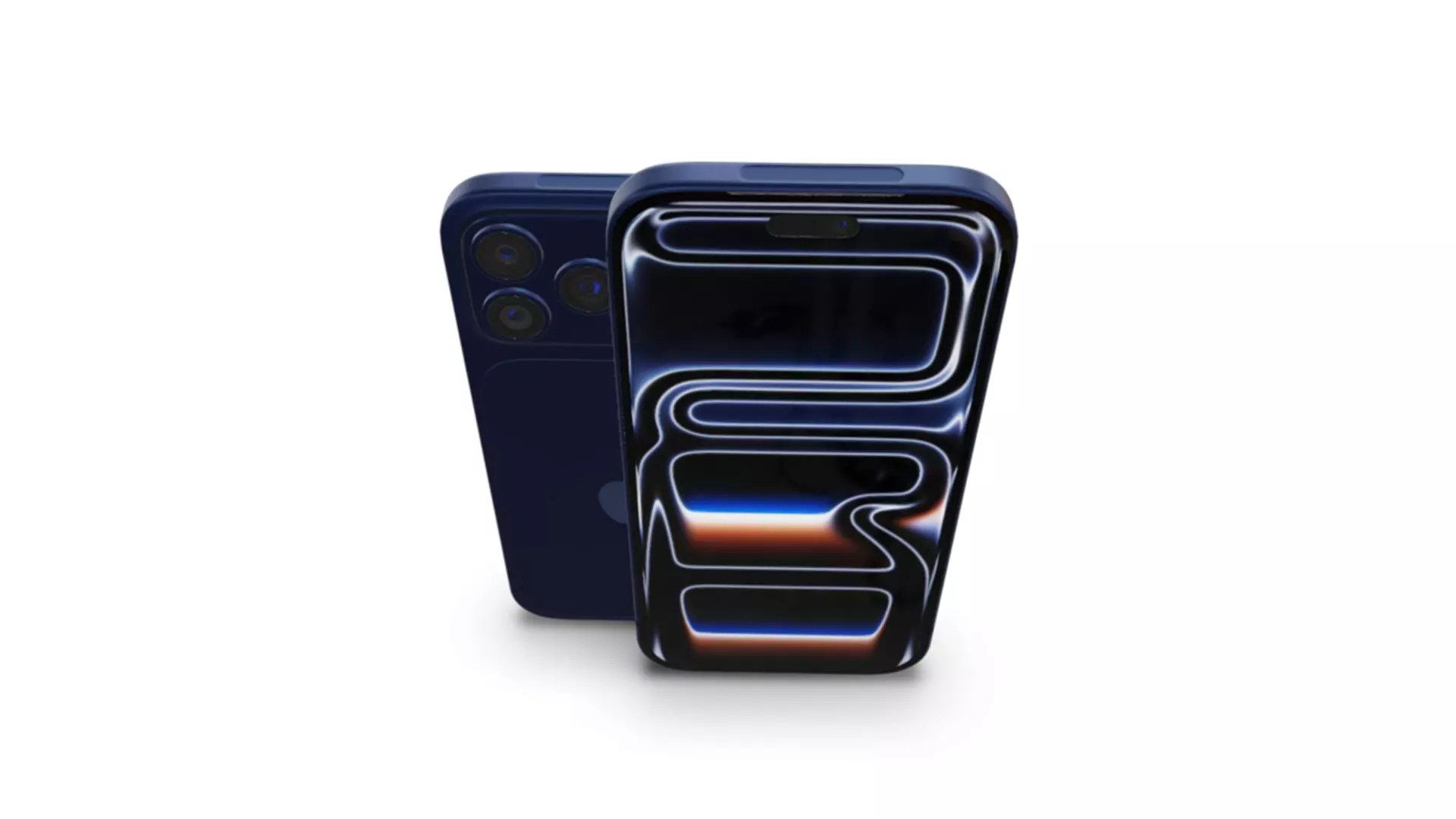 iPhone 17 Pro Pro Max Deep Blue 3D model_5