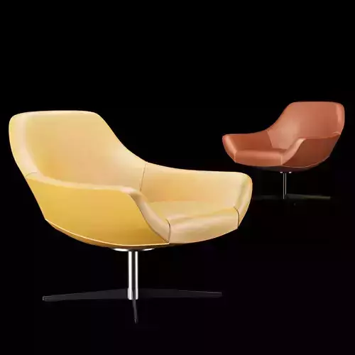 Modern lounge chair 1 3D model
