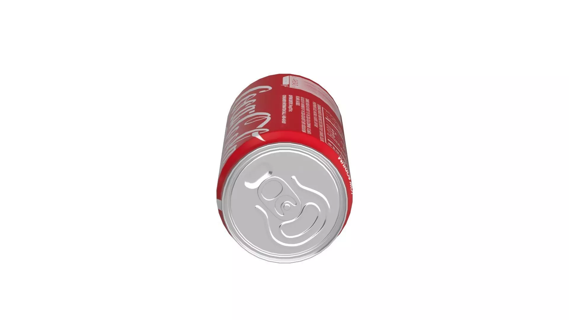 6 Pack 250ml Sleek Coca Cola Beverage Cans Packaging 3D model_7