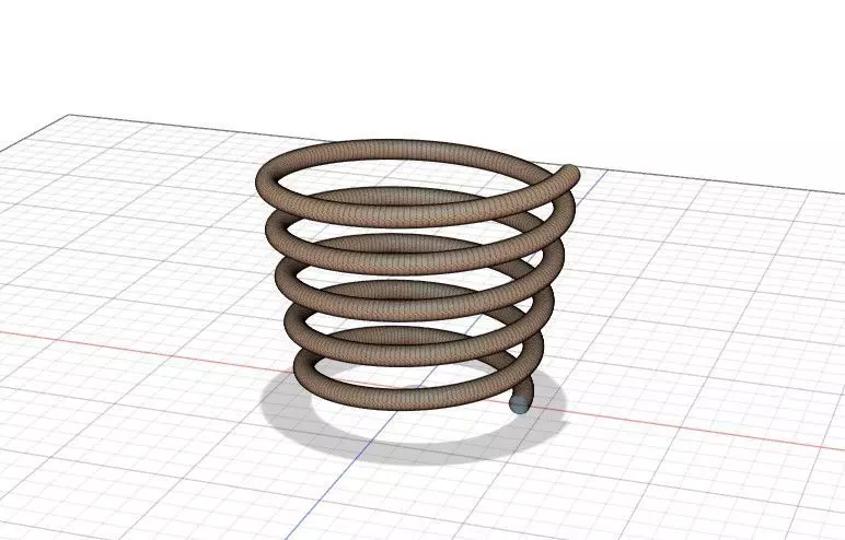 Modern Spiral Base Lamp Futuristic 3D Printable Light Design 3D print model_3