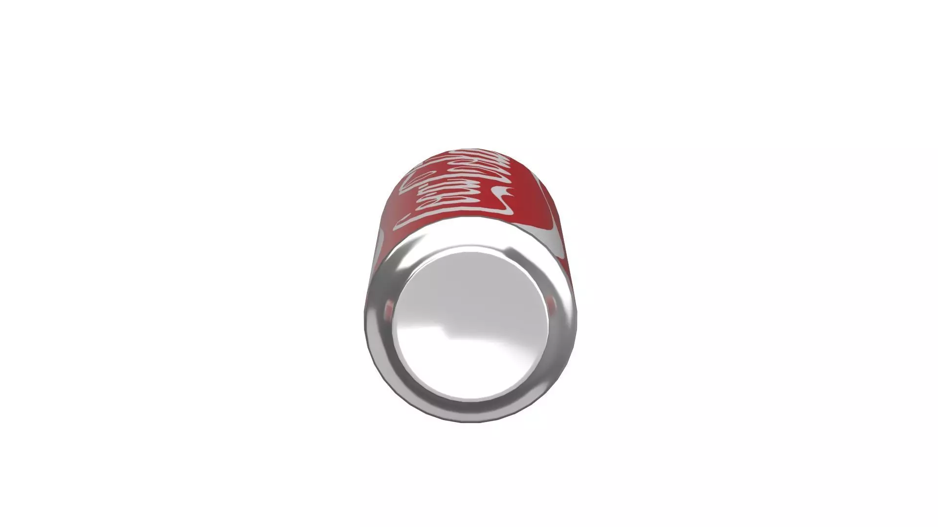 6 Pack 473ml Coca Cola Beverage Cans Packaging 3D model_8